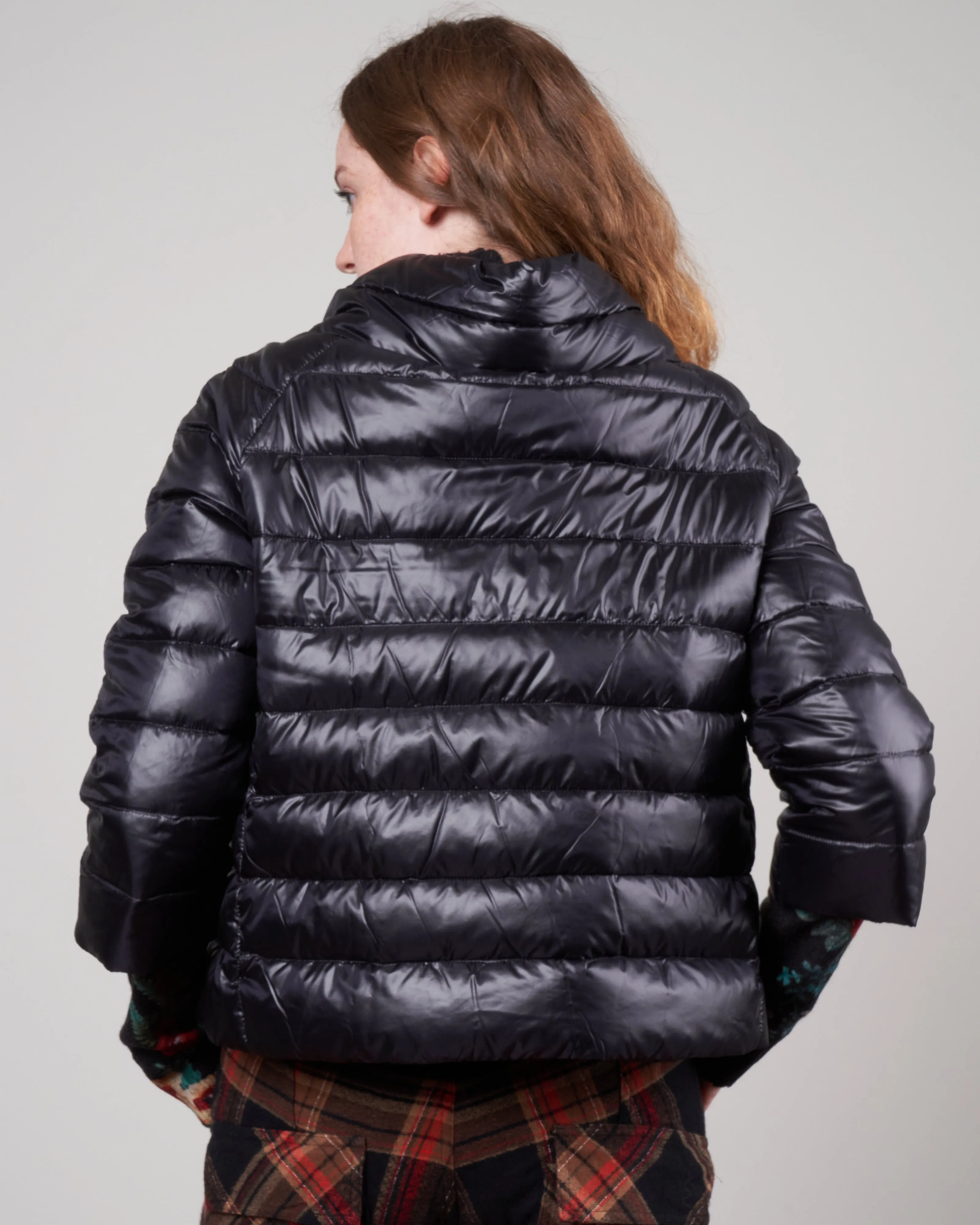 3/4 sleeve jacket - black