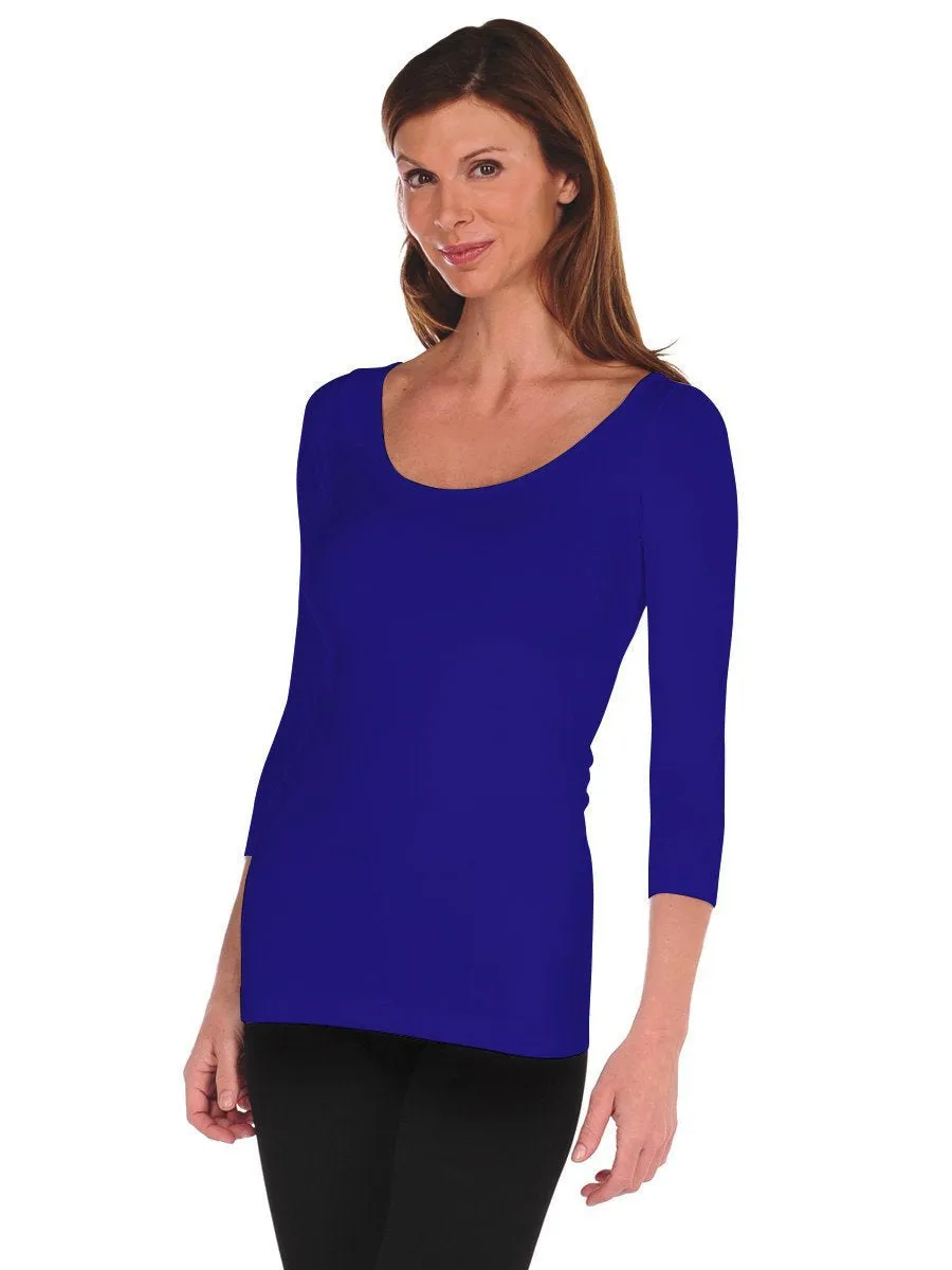 3/4 Sleeve Solid Tee