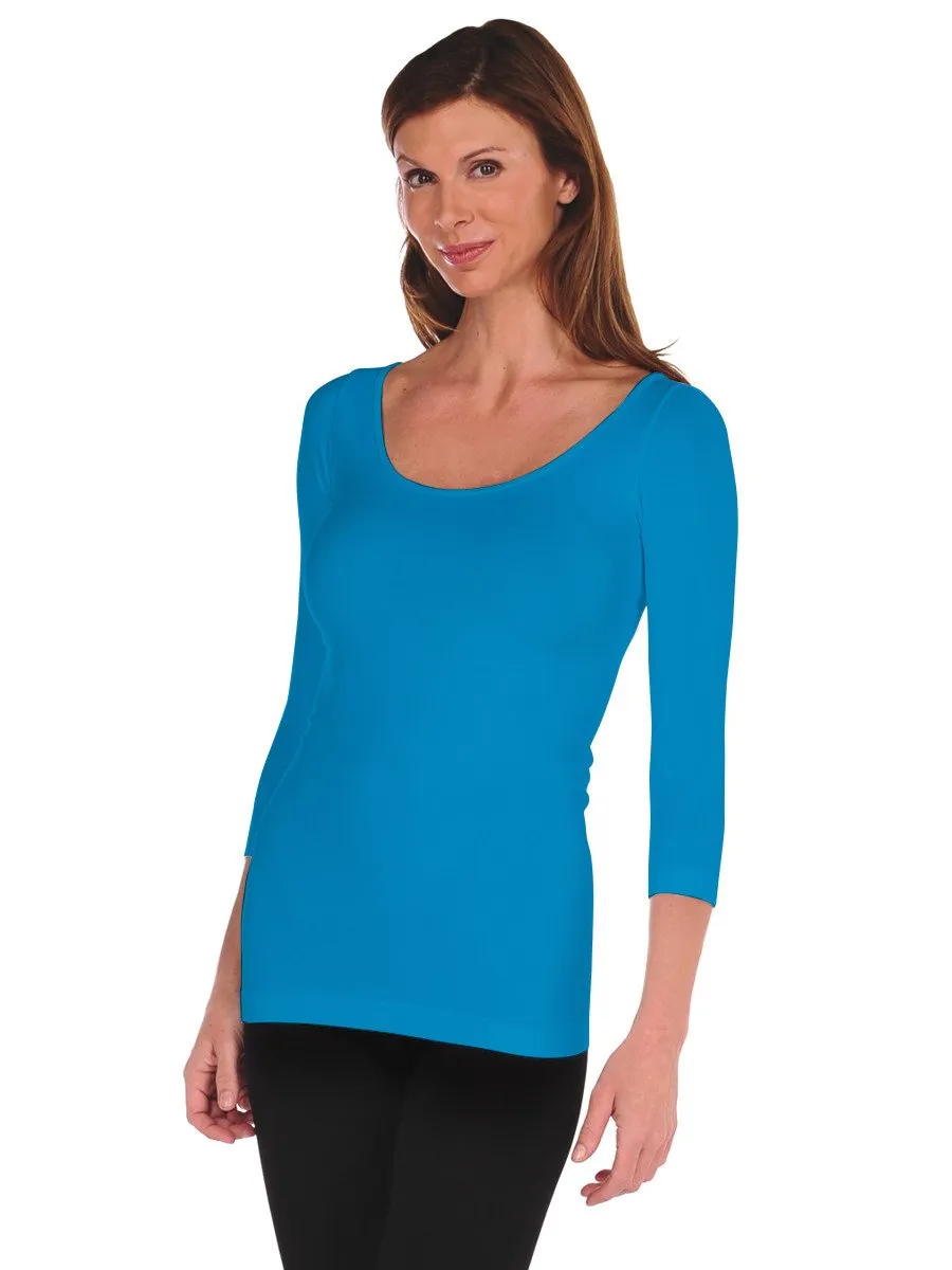 3/4 Sleeve Solid Tee