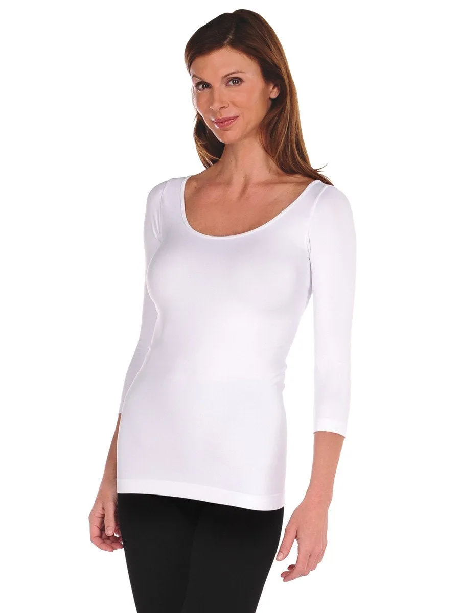 3/4 Sleeve Solid Tee