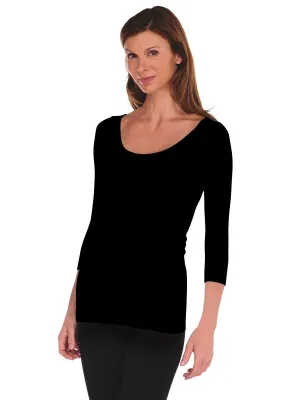 3/4 Sleeve Solid Tee