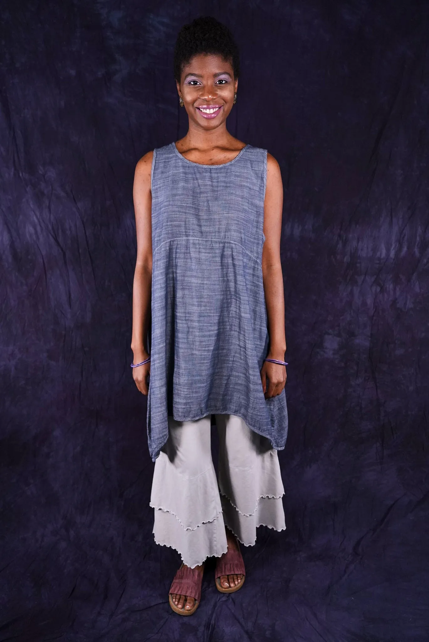 6229 Clear Denim Chambray Shift