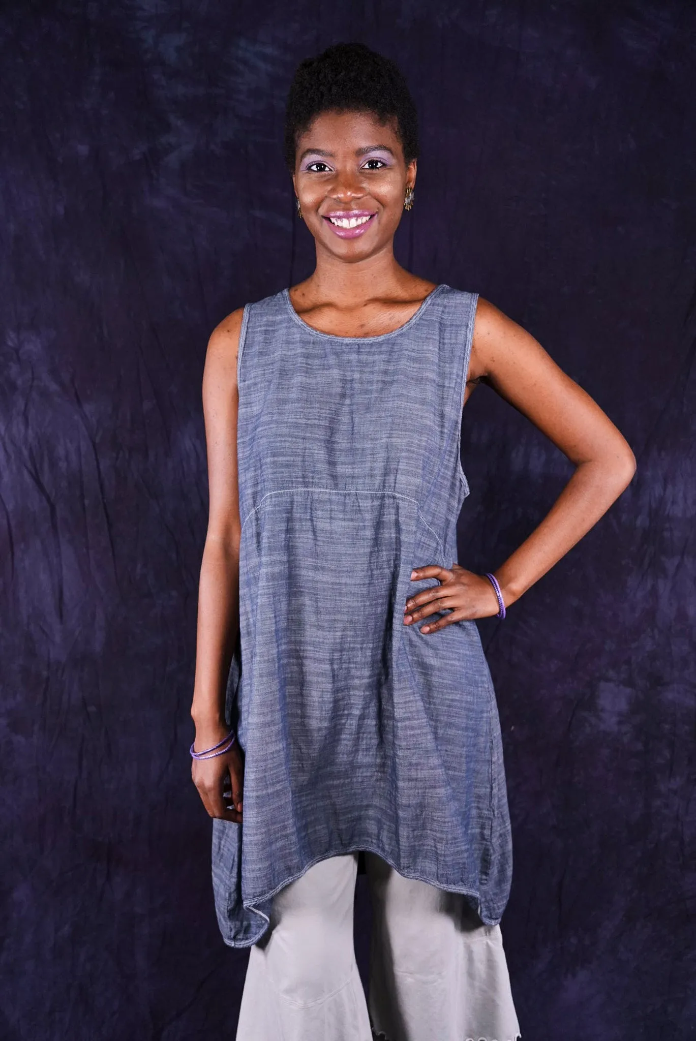 6229 Clear Denim Chambray Shift