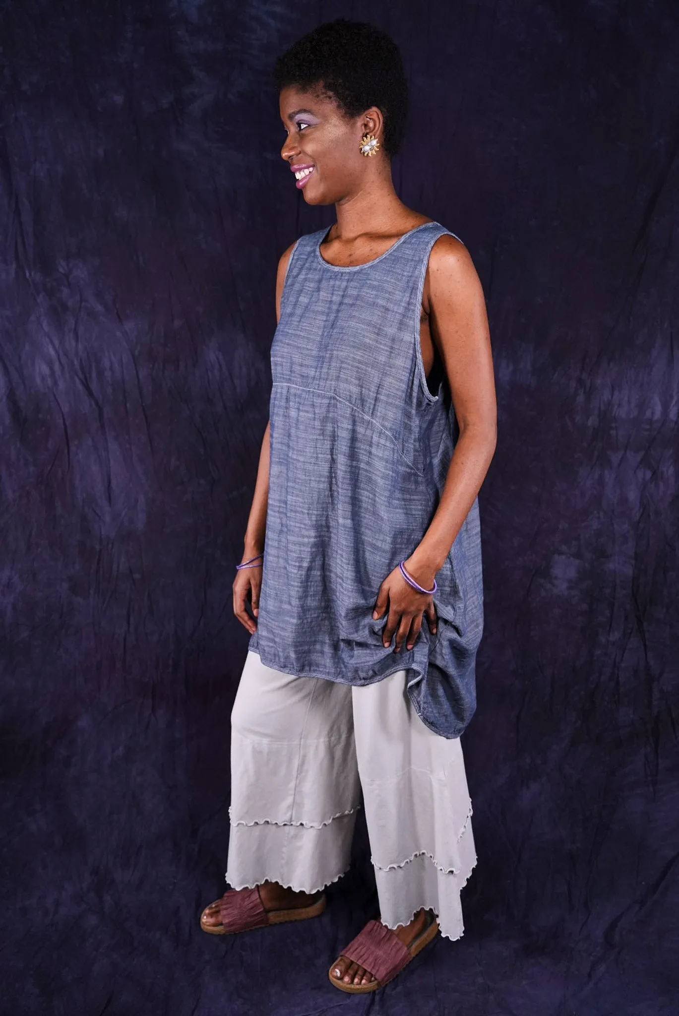 6229 Clear Denim Chambray Shift