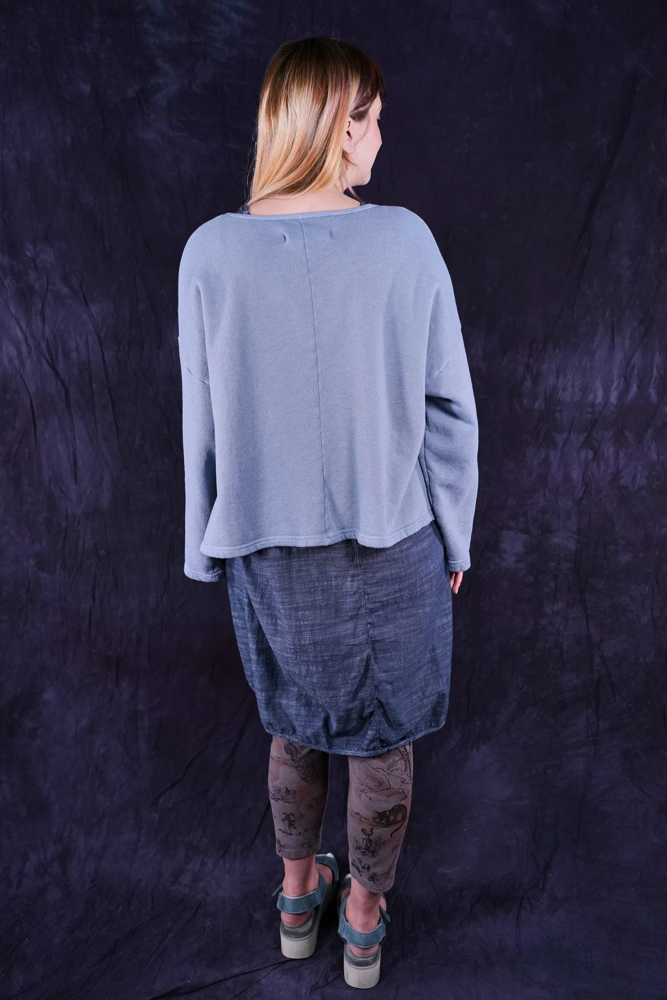 6229 Medium Chambray Stripe Shift