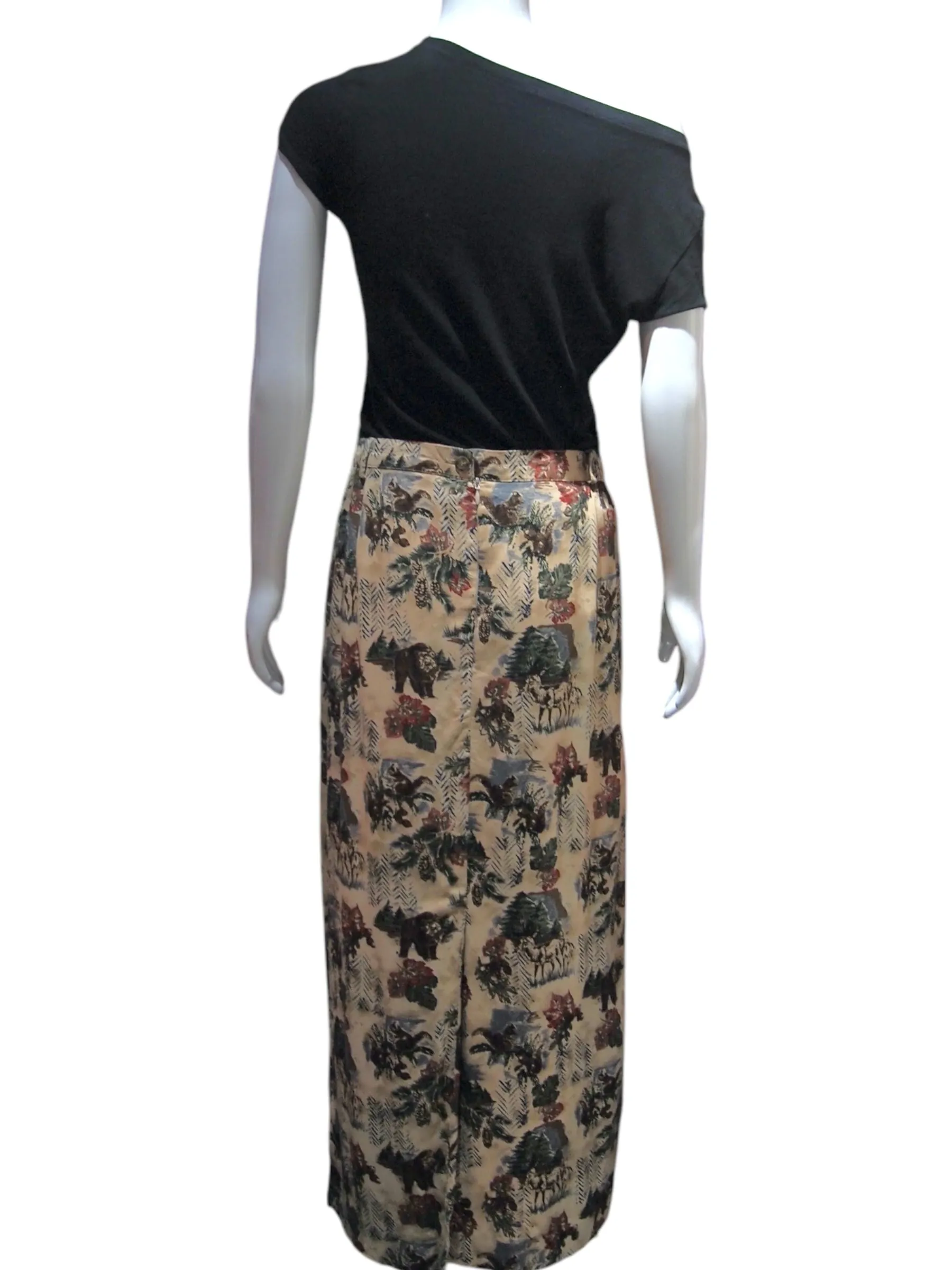 A Day with the Wildlife - Vintage Midi Skirt