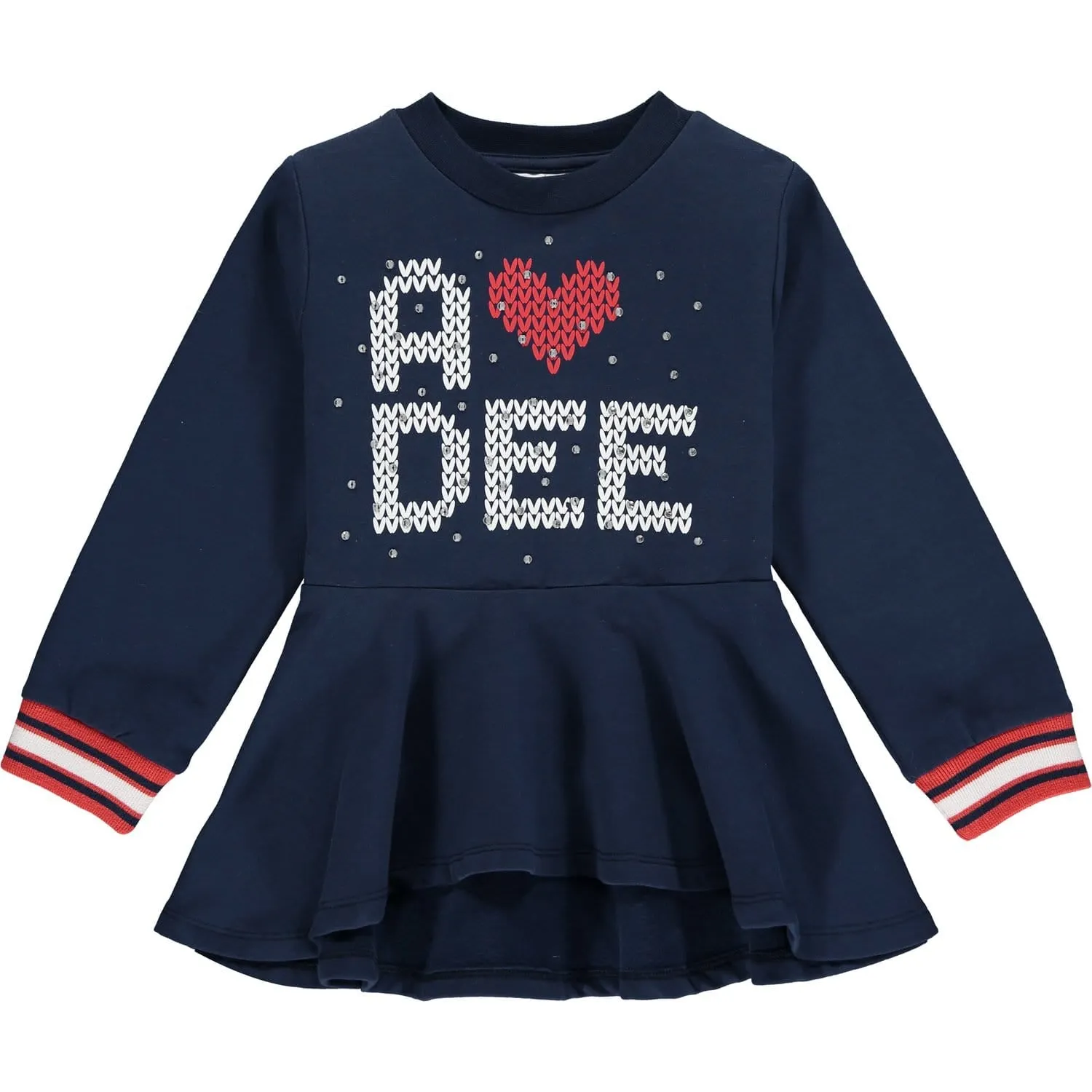 A DEE - Peplum Logo Tracksuit - Navy