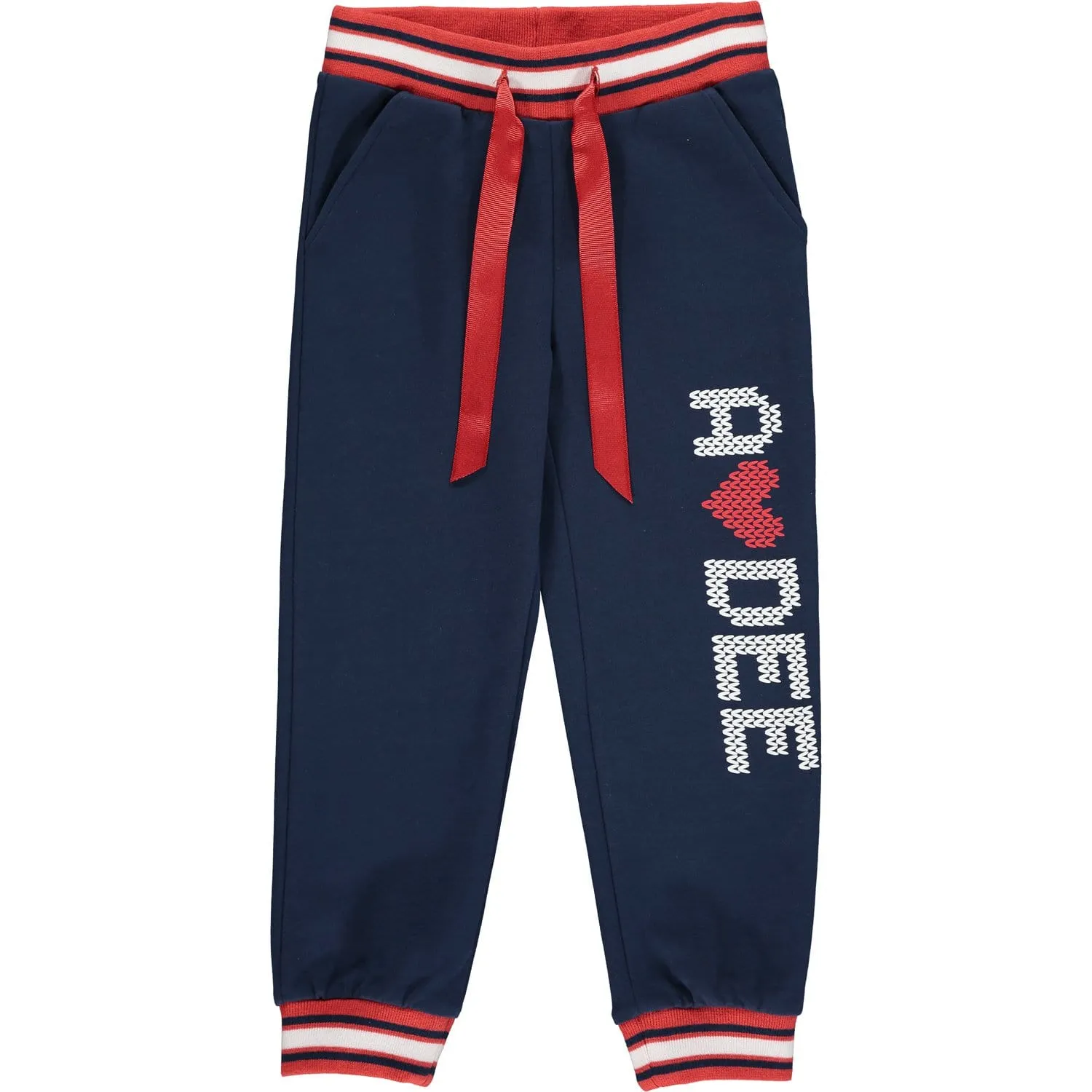 A DEE - Peplum Logo Tracksuit - Navy