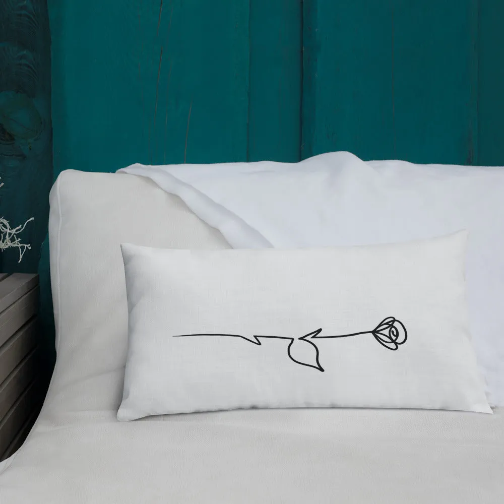A Rose is a Rose is a Rose is a Rose Premium Pillow