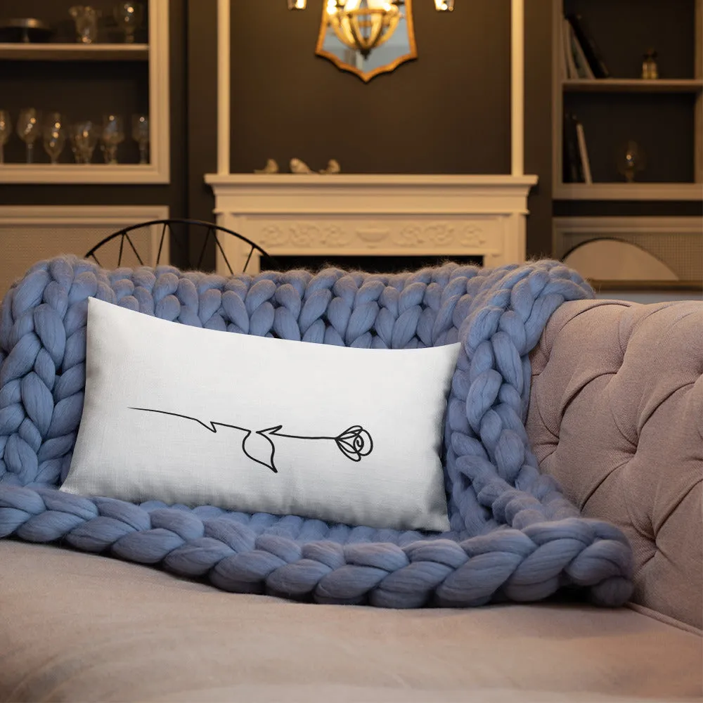 A Rose is a Rose is a Rose is a Rose Premium Pillow