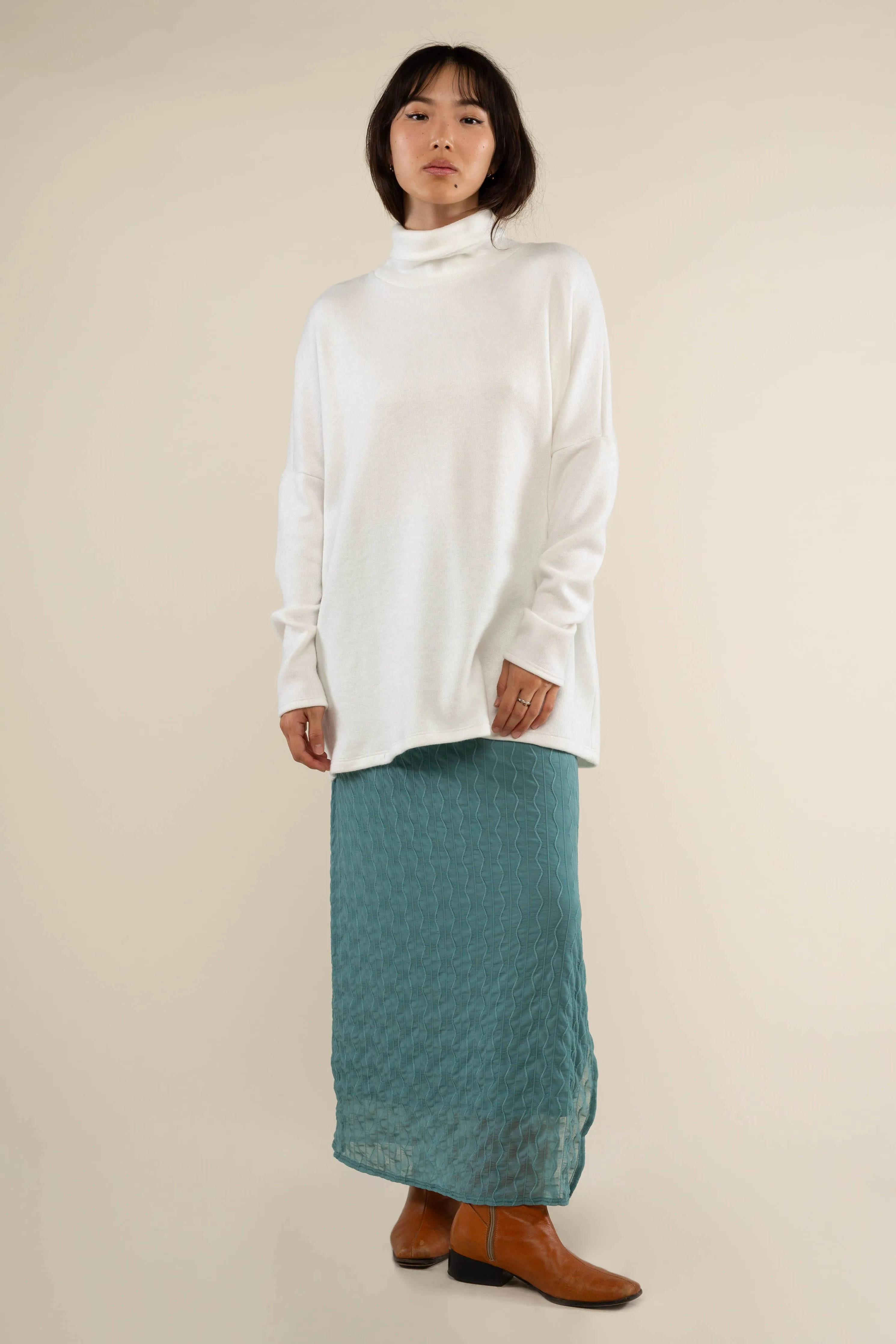Abra Jacquard Mesh Skirt 