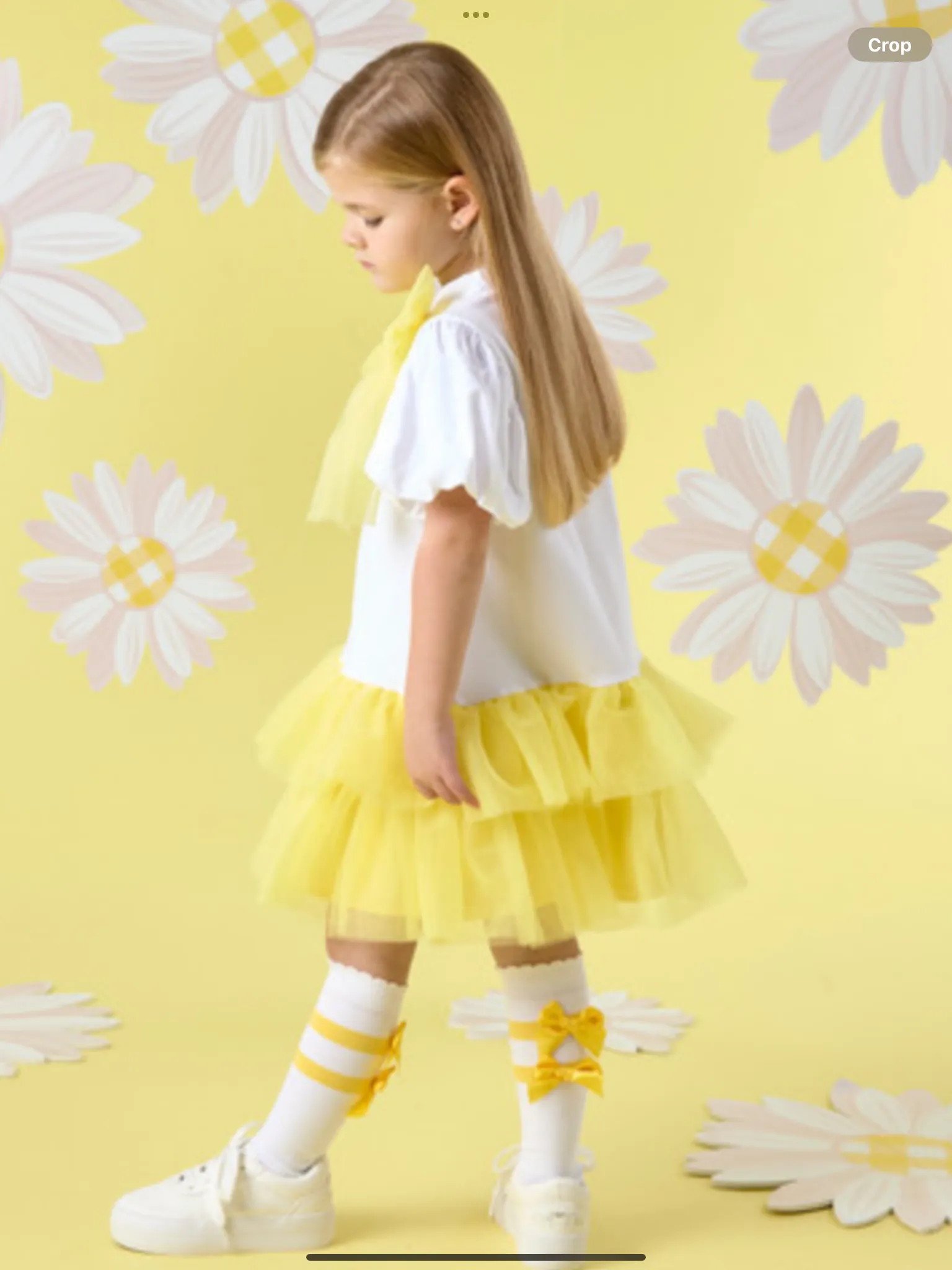ADEE PARTY LEMON TULLE PARTY DRESS - 0225123