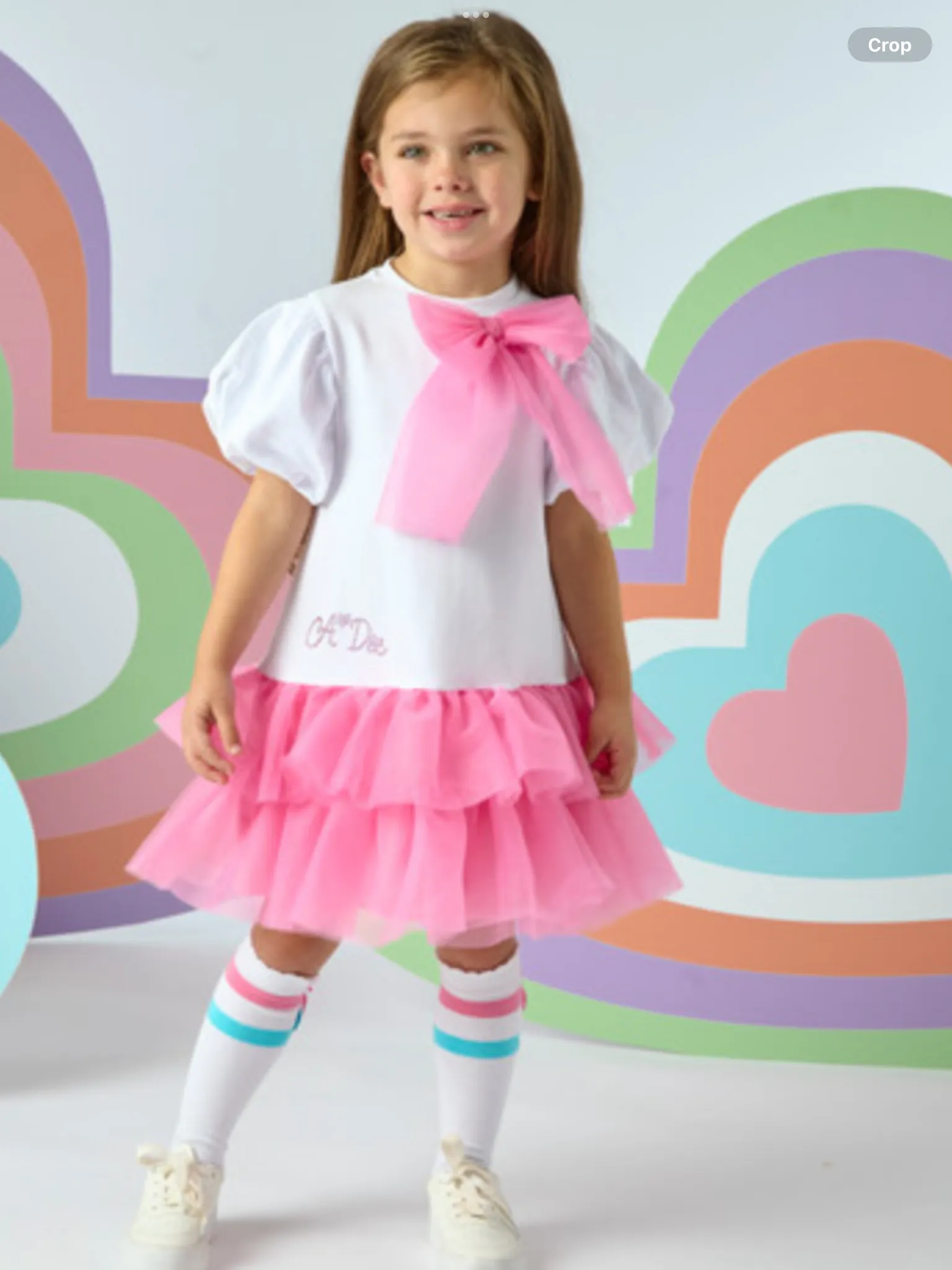 ADEE PARTY PINK TULLE PARTY DRESS - 0225122