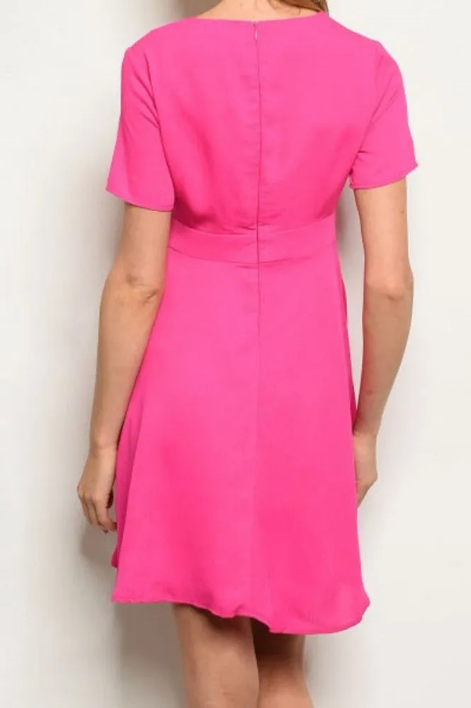 ALEXIS FUCHSIA DRESS