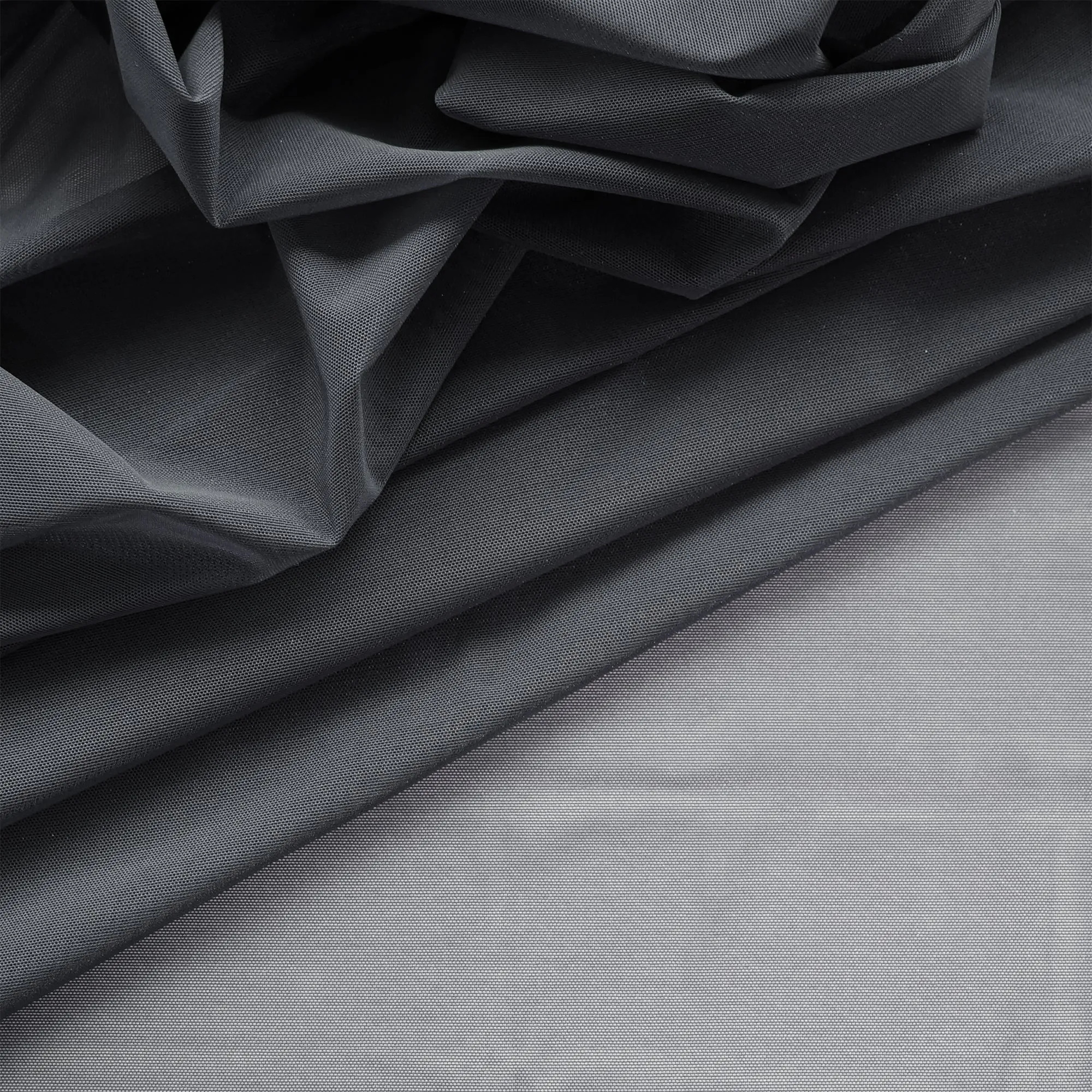 Alicante Stretch Mesh - Titanium