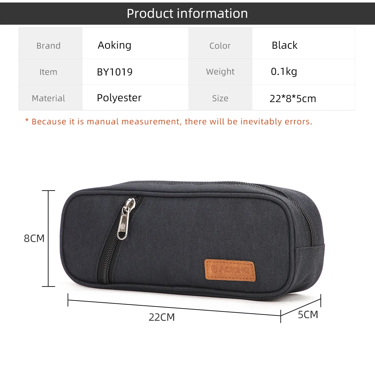 Aoking Student Daily Use Pencil Bag BY1019