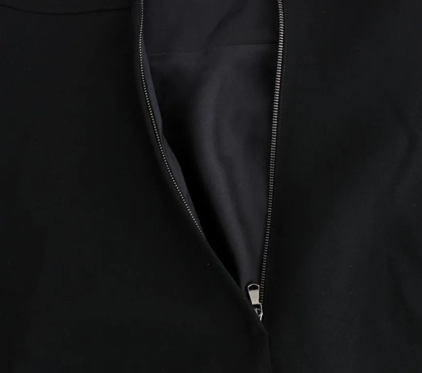 Black crystal embellished dress