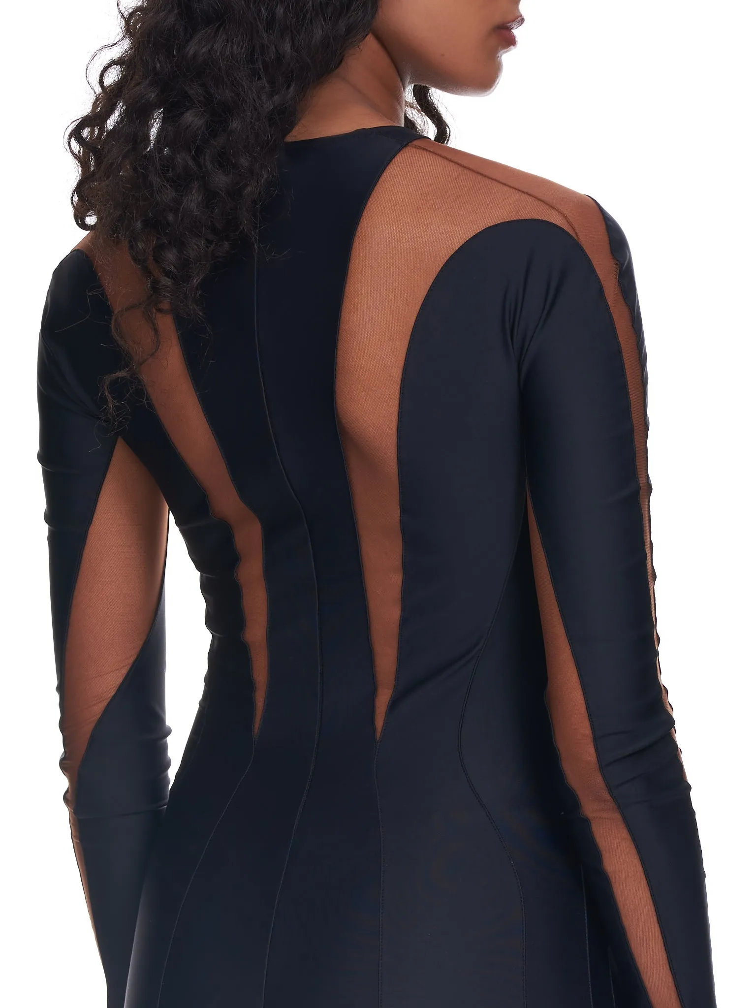 Body Shaping Illusion Dress (1RO1386842-BLACK-NUDE-02)