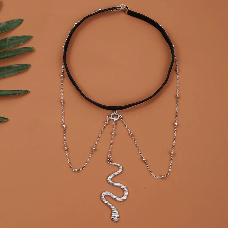 Bohemian Boho Gold Color Metal Beaded Chain Thigh Chain