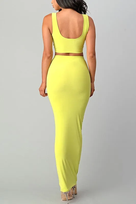 BRIA LONG SKIRT SET