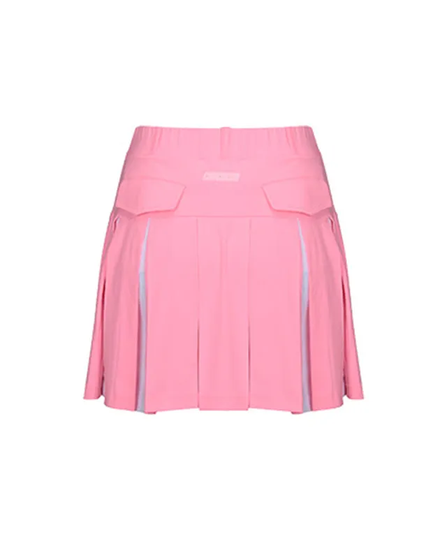 CHUCUCHU Women's Mesh Dual Skirt - Pink