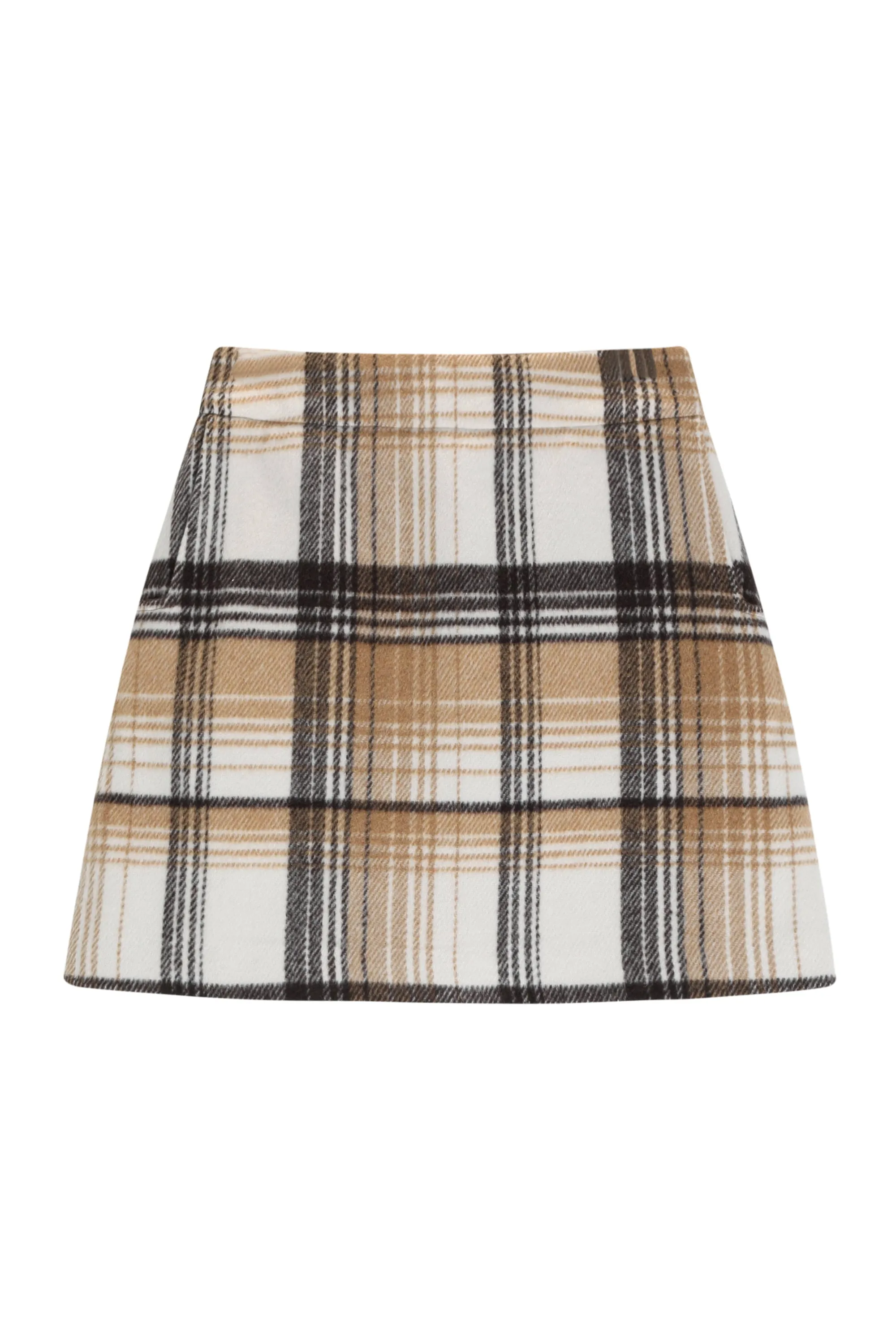 Clarke Wool Flannel Skirt