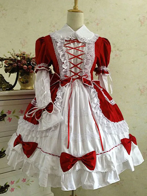 Classic Lolita OP Dress Pink Ruffles Lolita One Piece Dresses