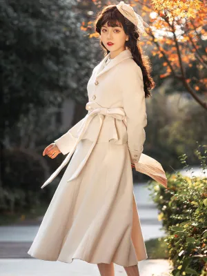Classic Lolita SK Overskirt White Polyester Daily Casual Lolita Skirts