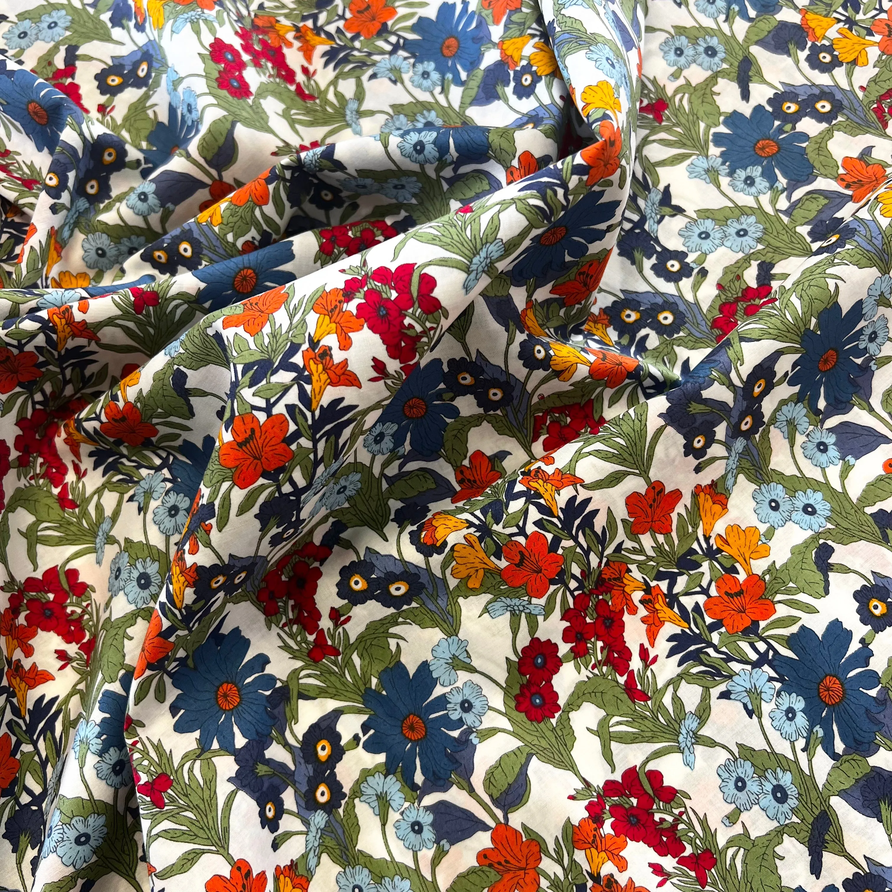 Cornflower Cotton Lawn - Blue