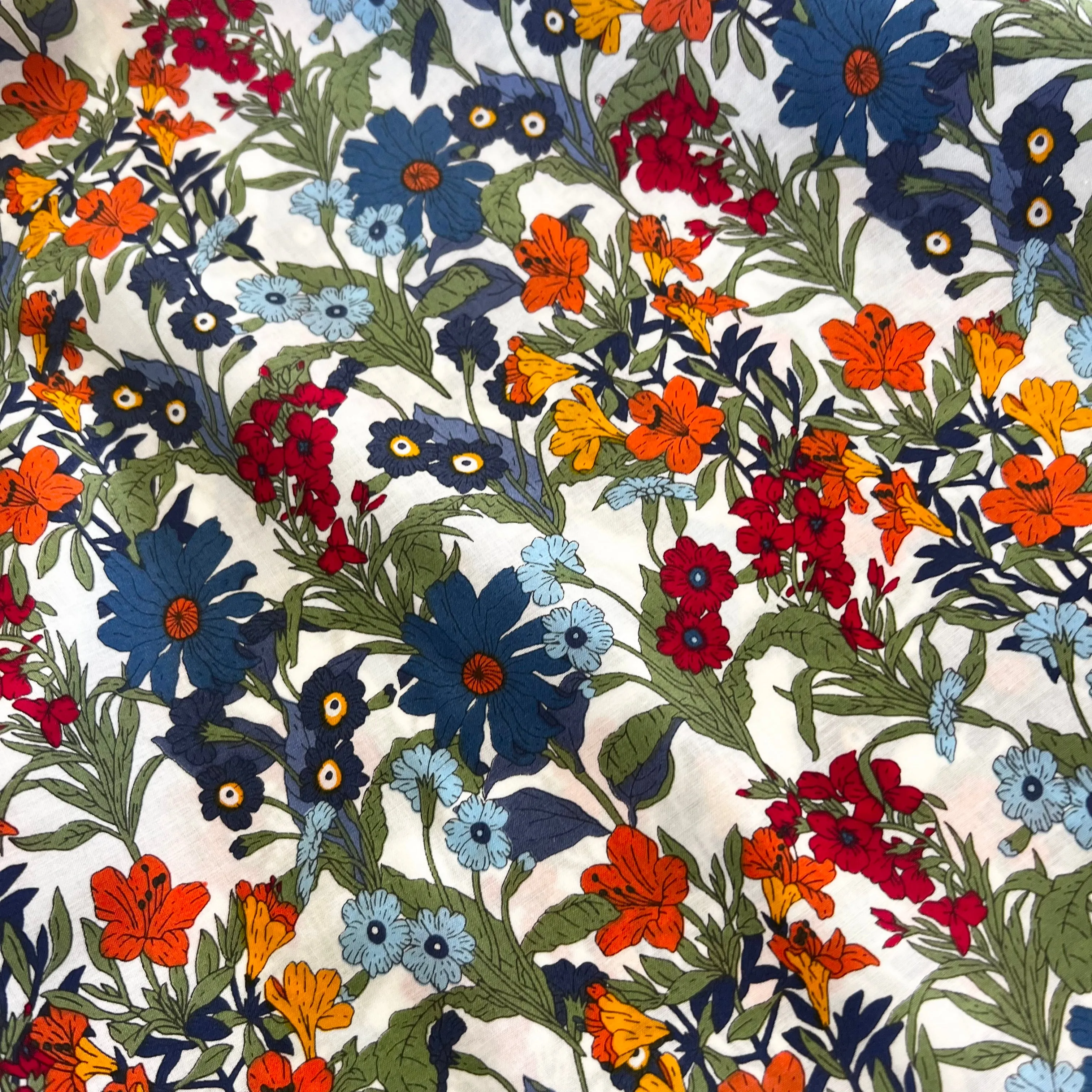 Cornflower Cotton Lawn - Blue