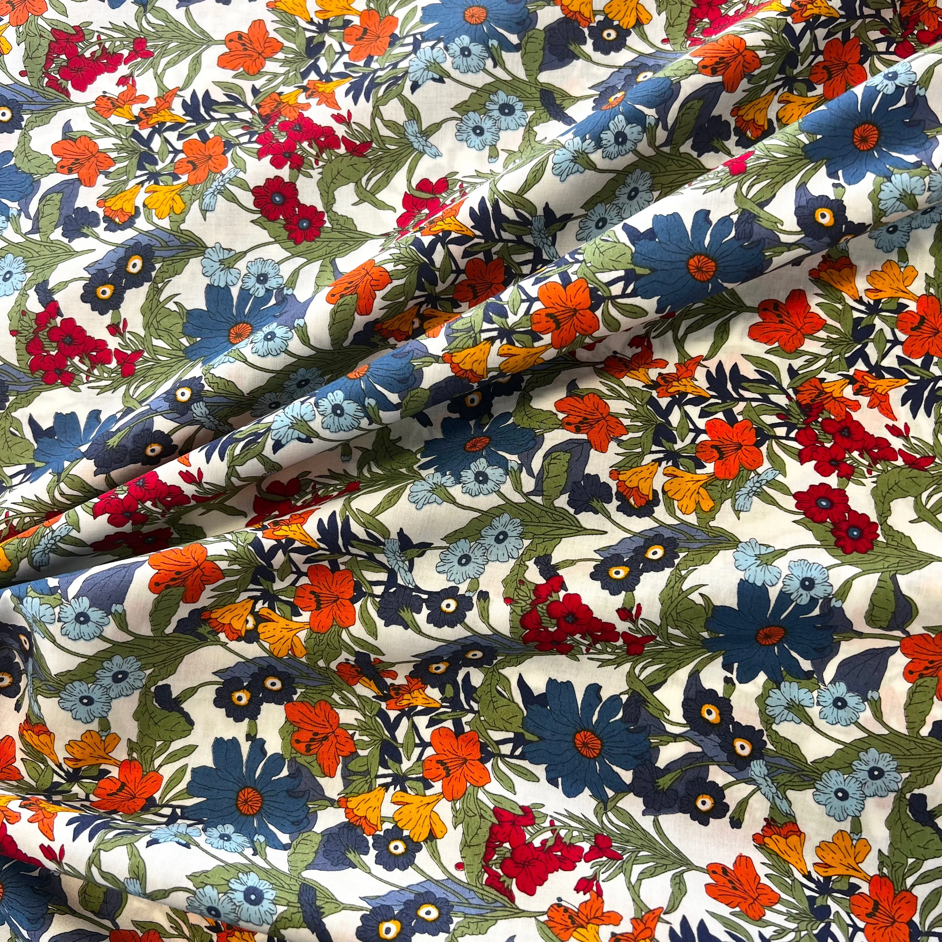 Cornflower Cotton Lawn - Blue
