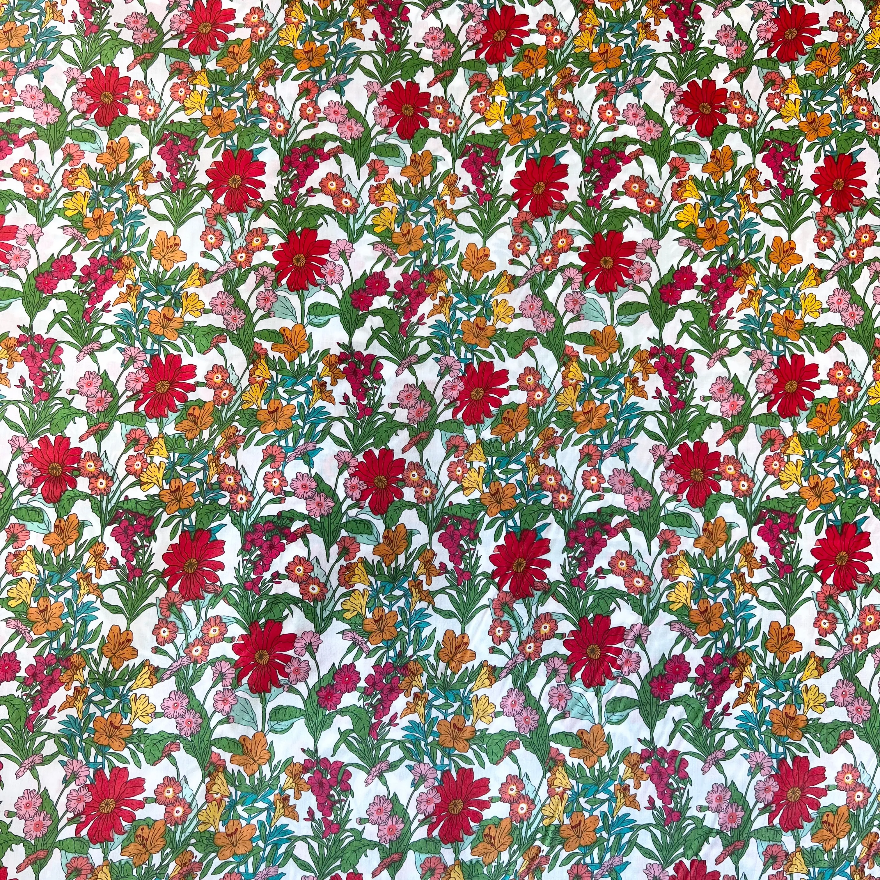 Cornflower Cotton Lawn - Red