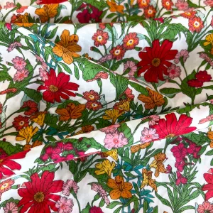Cornflower Cotton Lawn - Red