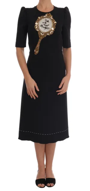 Crystal Wool Fairy Tale Mirror Dress