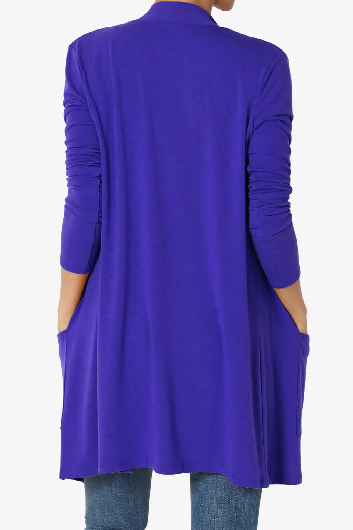 Daday Long Sleeve Pocket Open Front Cardigan