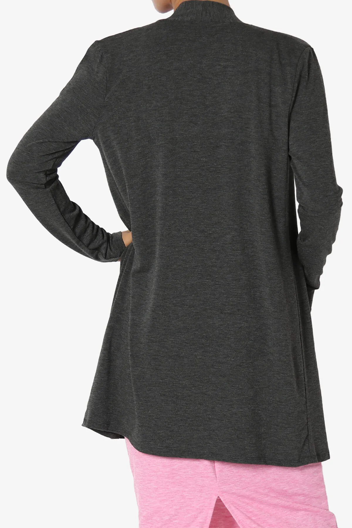 Daday Long Sleeve Pocket Open Front Cardigan