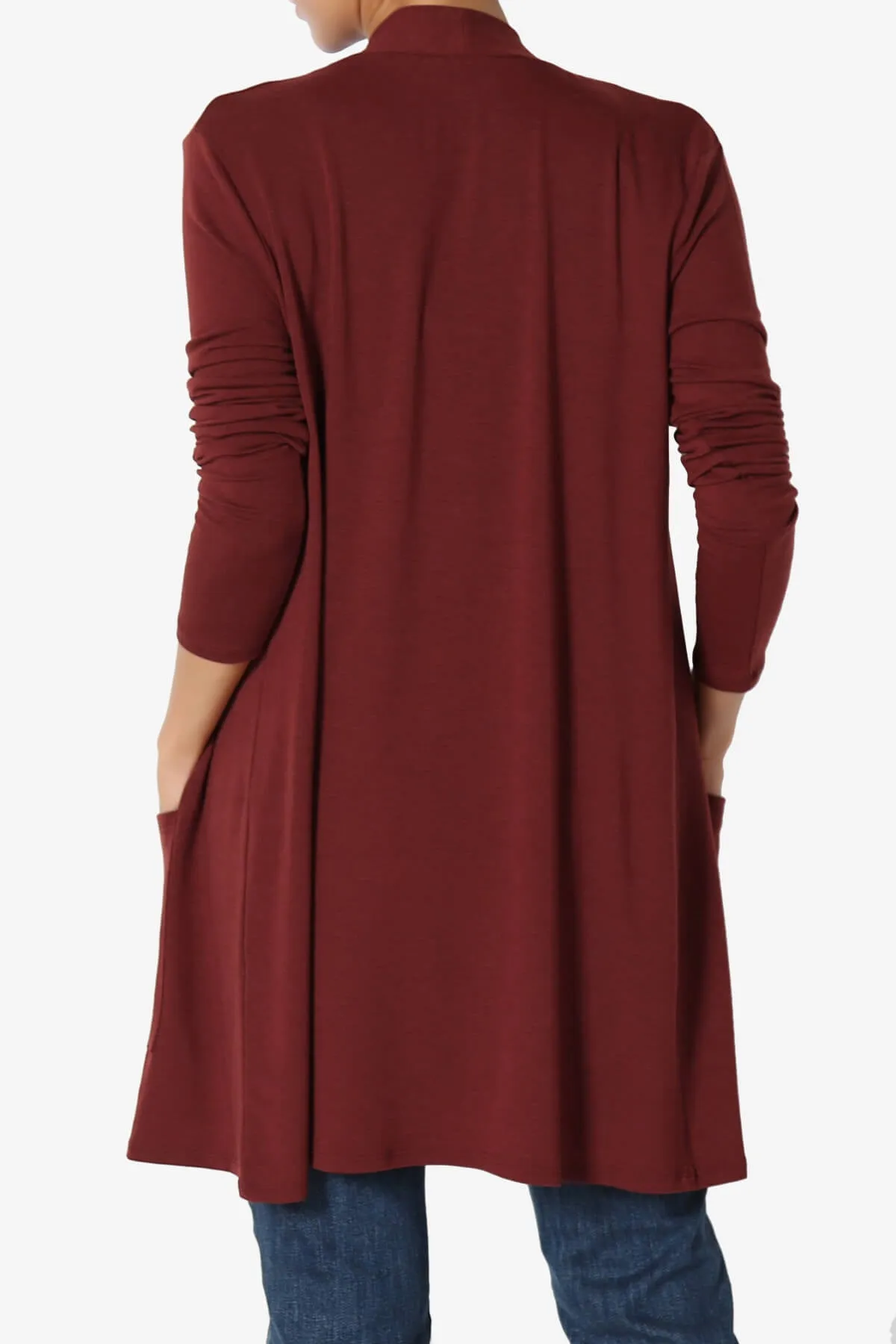 Daday Long Sleeve Pocket Open Front Cardigan