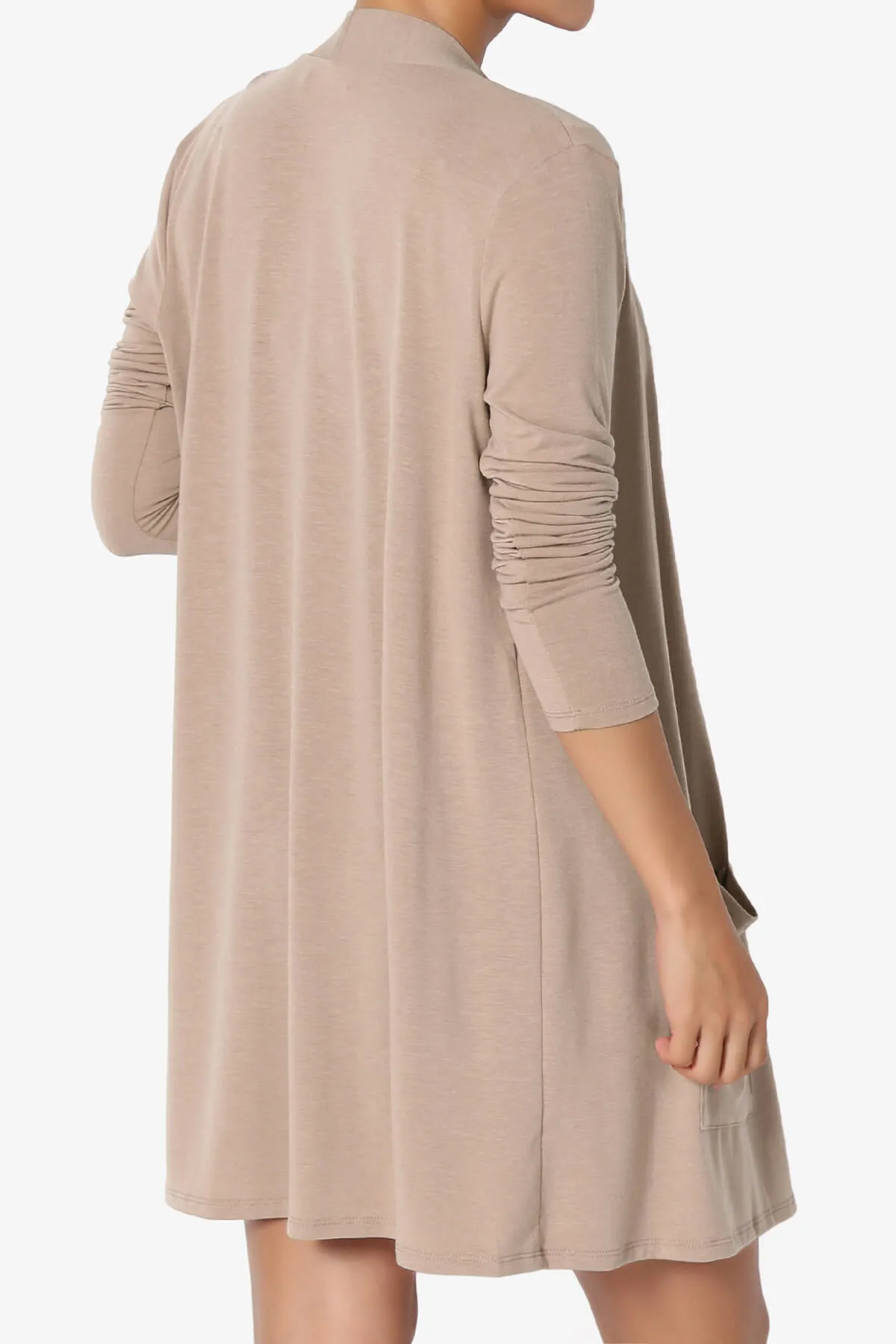 Daday Long Sleeve Pocket Open Front Cardigan