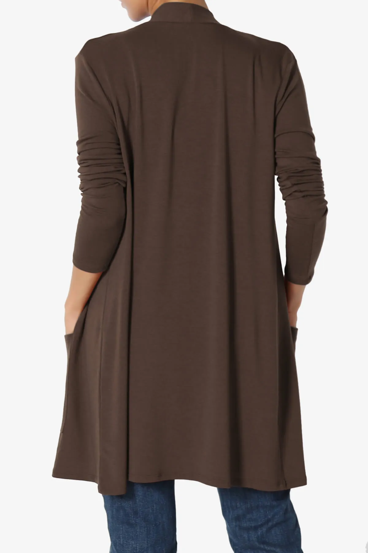 Daday Long Sleeve Pocket Open Front Cardigan