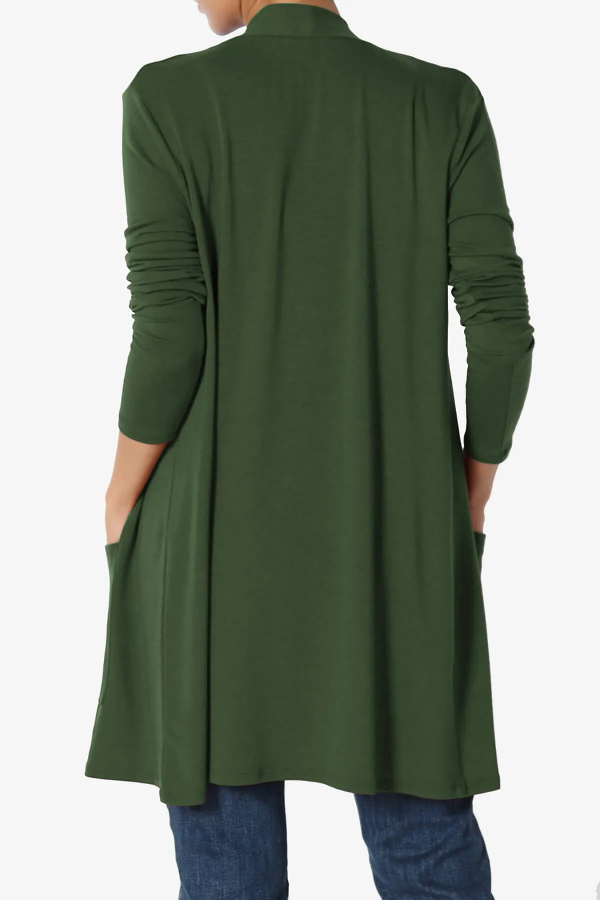 Daday Long Sleeve Pocket Open Front Cardigan