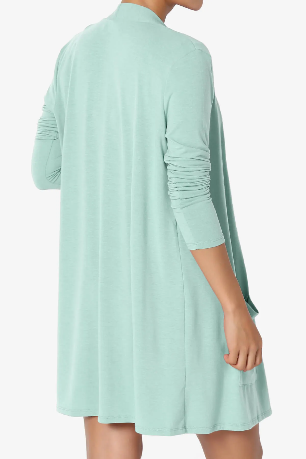 Daday Long Sleeve Pocket Open Front Cardigan