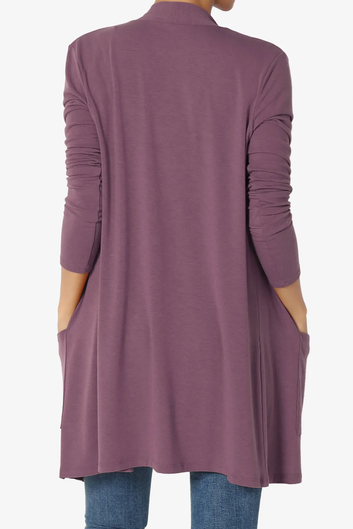 Daday Long Sleeve Pocket Open Front Cardigan
