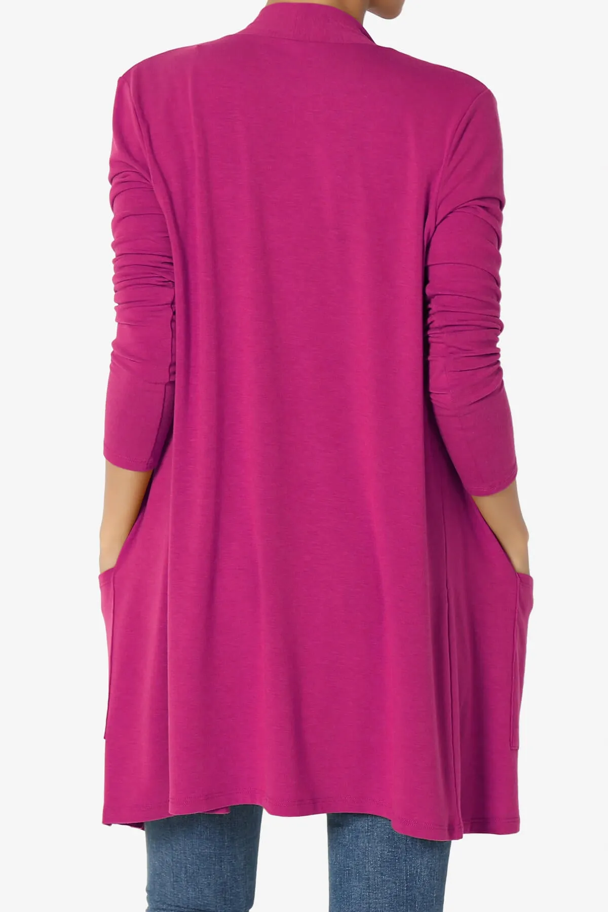 Daday Long Sleeve Pocket Open Front Cardigan