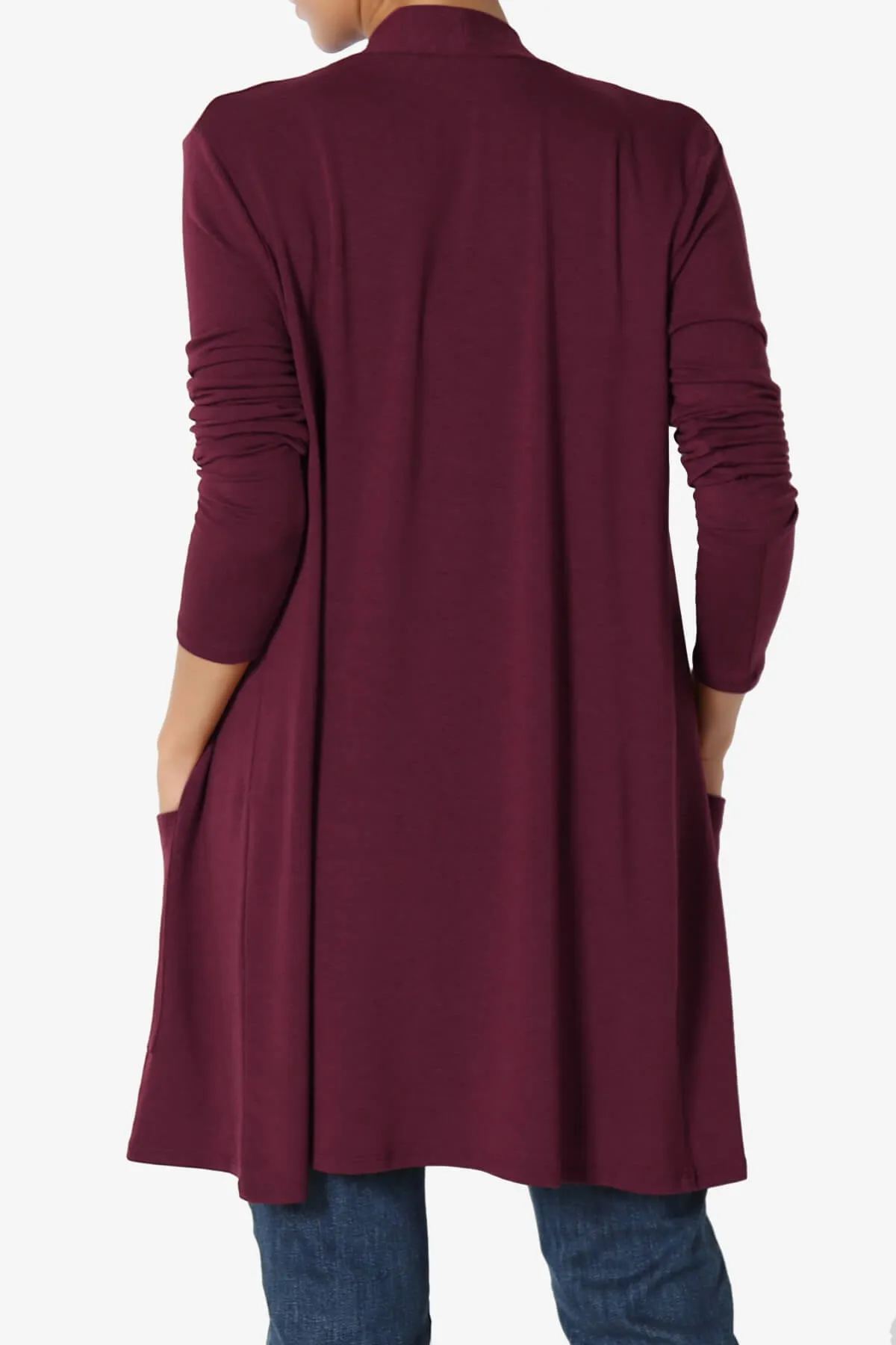 Daday Long Sleeve Pocket Open Front Cardigan