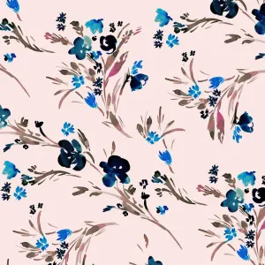 Dashwood Studios - Ace Cotton Lawn - Flourish Bouquet - Blush
