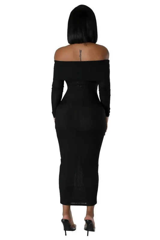 Demure Long Maxi Dress