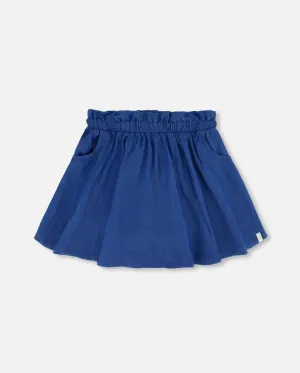 Deux Par Deux Chambray Skort