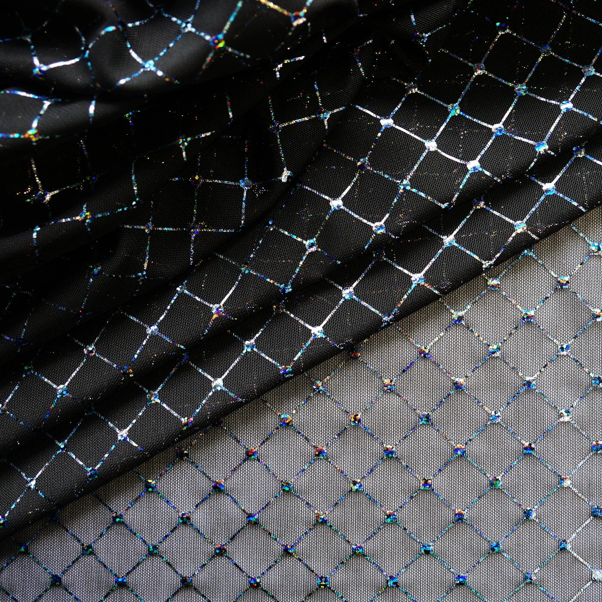 Diamante Mesh - Black