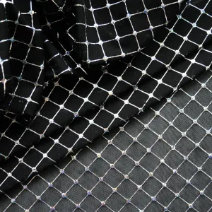 Diamante Mesh - Silver