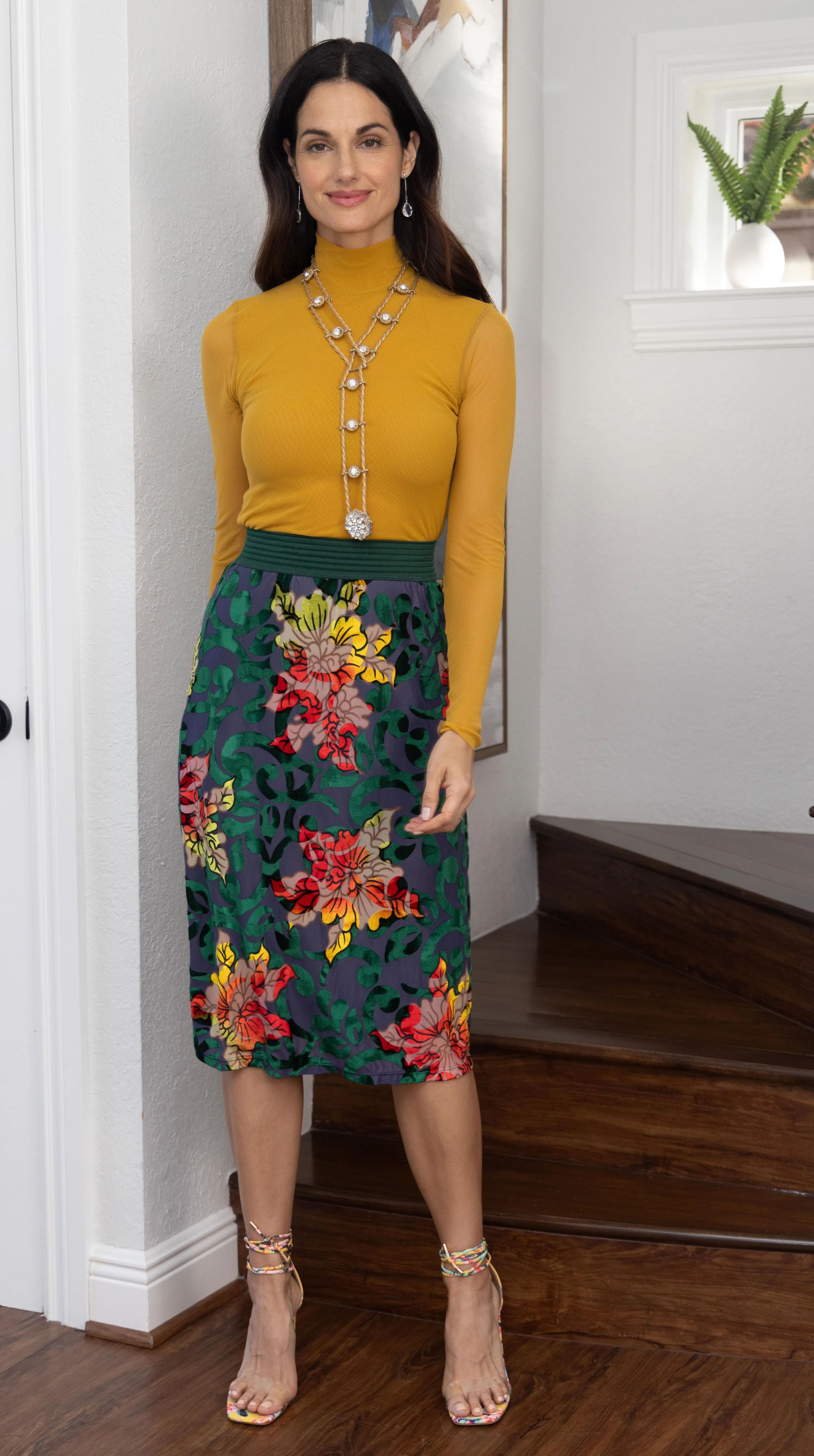 Dinasty Lined Skirt